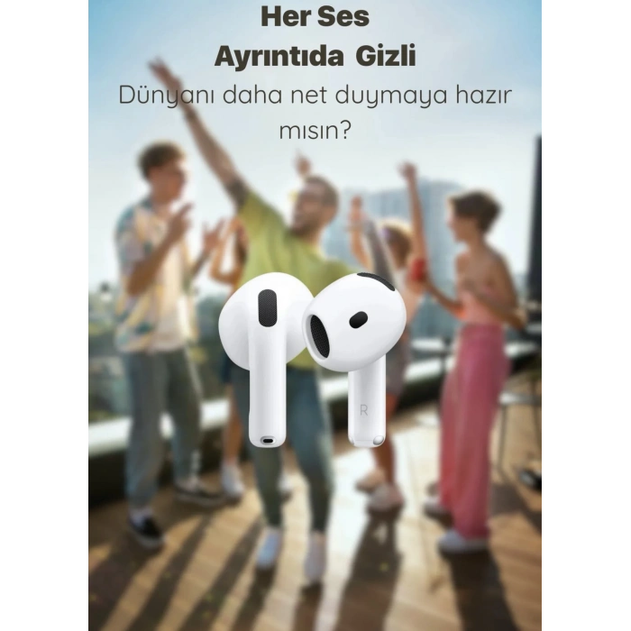Air 4 Pro Anc Bluetooth Kulaklık Gürültü Engelleyici 4. Nesil K2 Çipli
