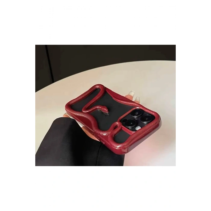 Apple Iphone Uyumlu 3D Snake Tasarımlı Silikon Kılıf