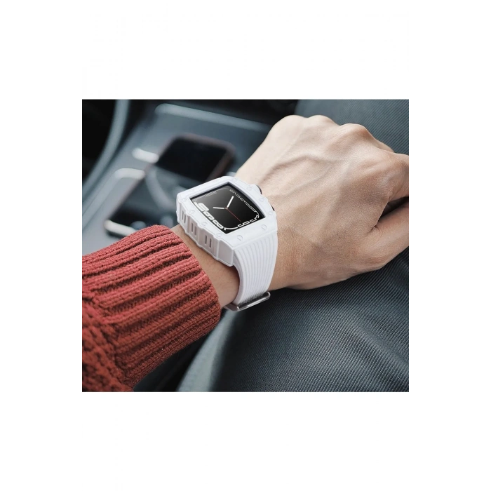 Apple Watch Uyumlu 40 Mm Safiano Loop Kasa Ve Kordon