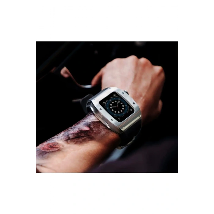 Apple Watch Uyumlu 45 Mm Berlin Loop Kasa Ve Kordon