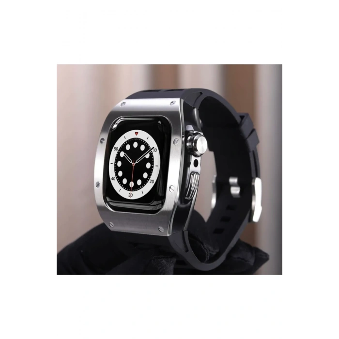 Apple Watch Uyumlu 45 Mm Berlin Loop Kasa Ve Kordon