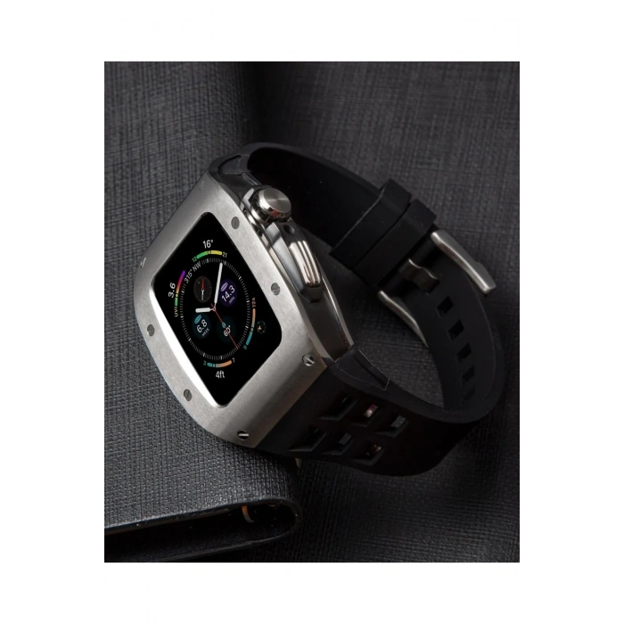 Apple Watch Uyumlu 45 Mm Berlin Loop Kasa Ve Kordon