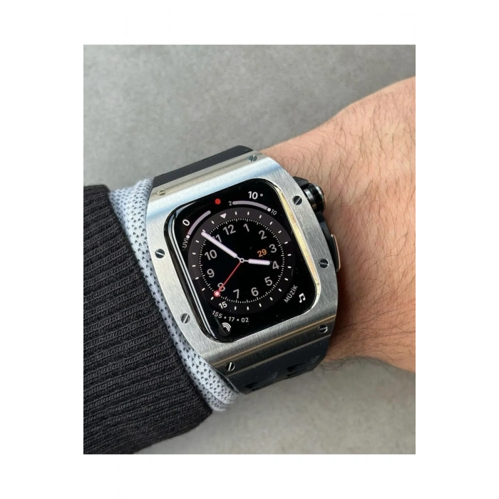 Apple Watch Uyumlu 45 Mm Berlin Loop Kasa Ve Kordon