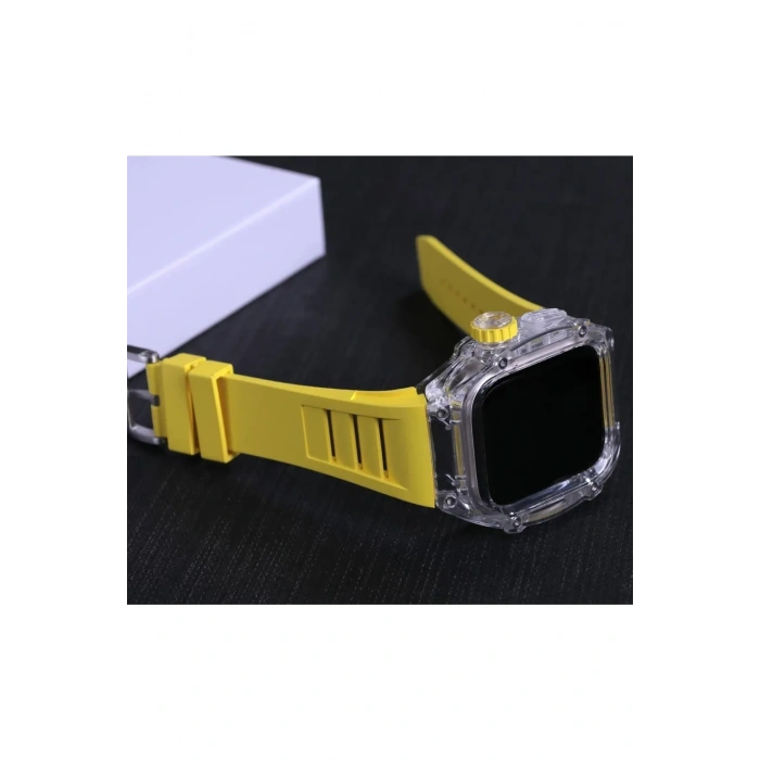 Apple Watch Uyumlu 45 Mm Vegas Kasa Ve Kordon