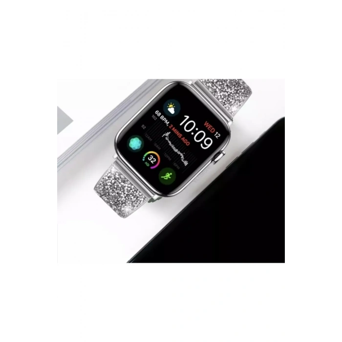 Apple Watch Uyumlu Luxury Diamond Loop Kordon
