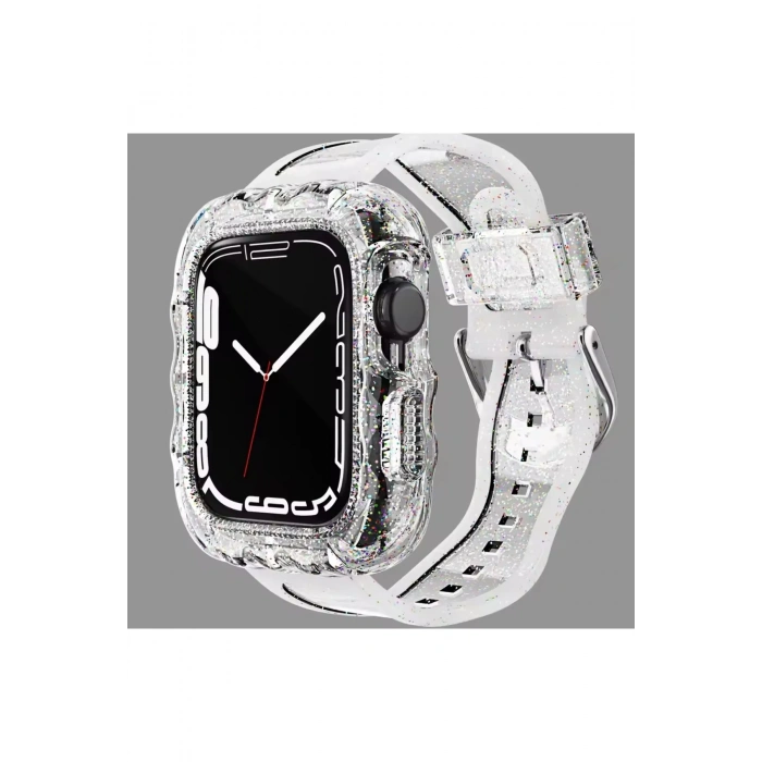 Apple Watch Uyumlu Oregon Silikon Kasa ve Kordon