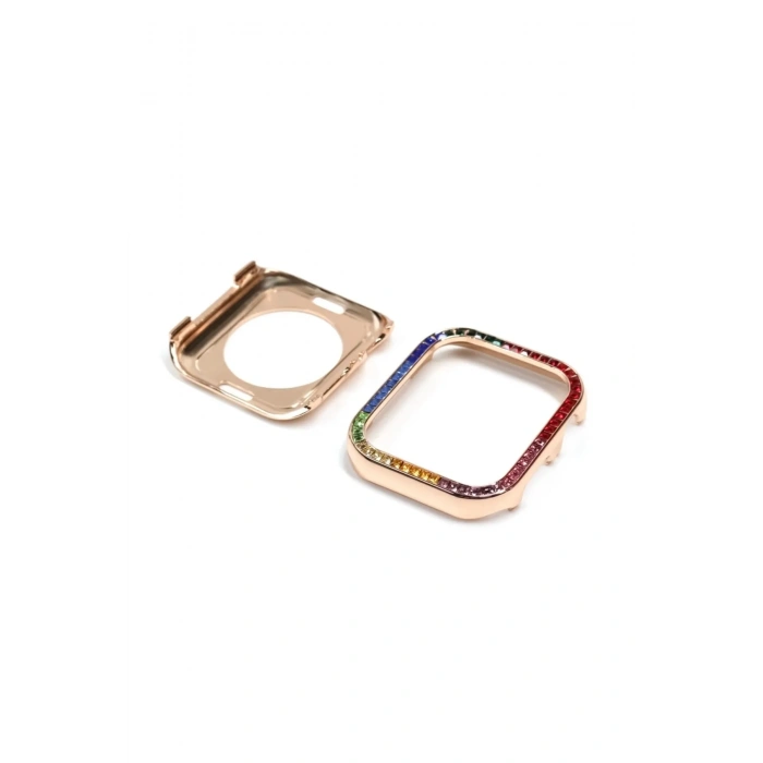 Apple Watch Uyumlu Ruby Diamond Koruma Çerçevesi