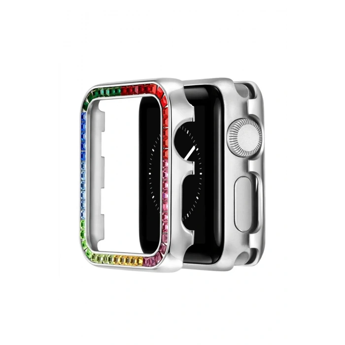 Apple Watch Uyumlu Ruby Diamond Koruma Çerçevesi