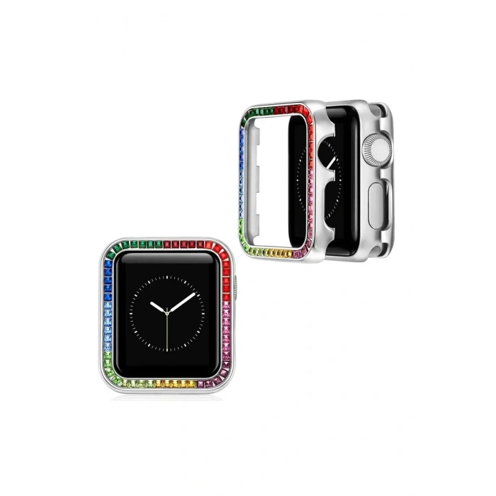 Apple Watch Uyumlu Ruby Diamond Koruma Çerçevesi