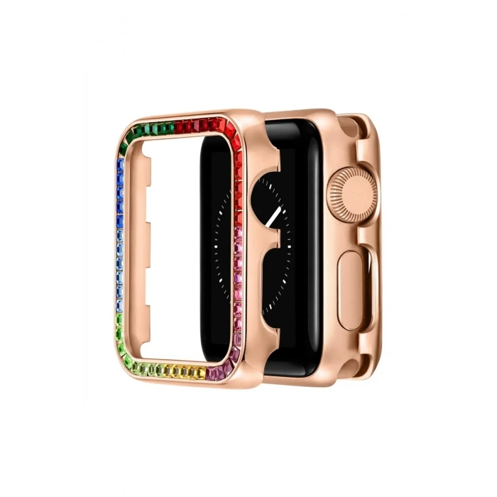 Apple Watch Uyumlu Ruby Diamond Koruma Çerçevesi