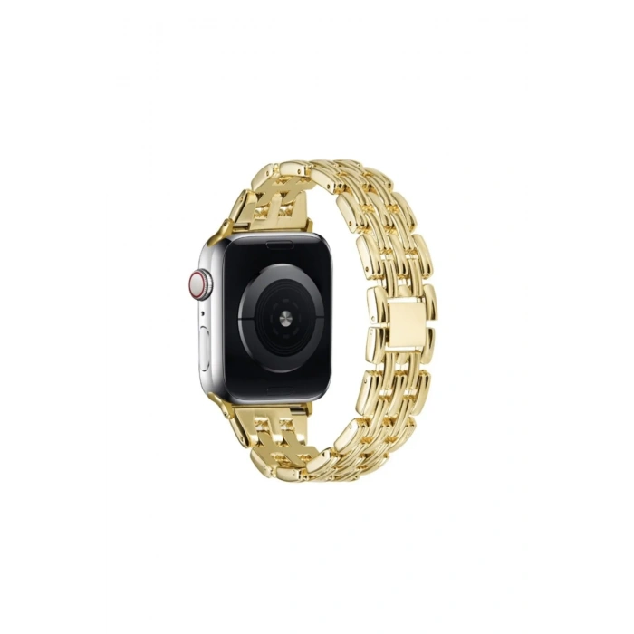 Apple Watch Uyumlu Simetro Metal Loop Kordon