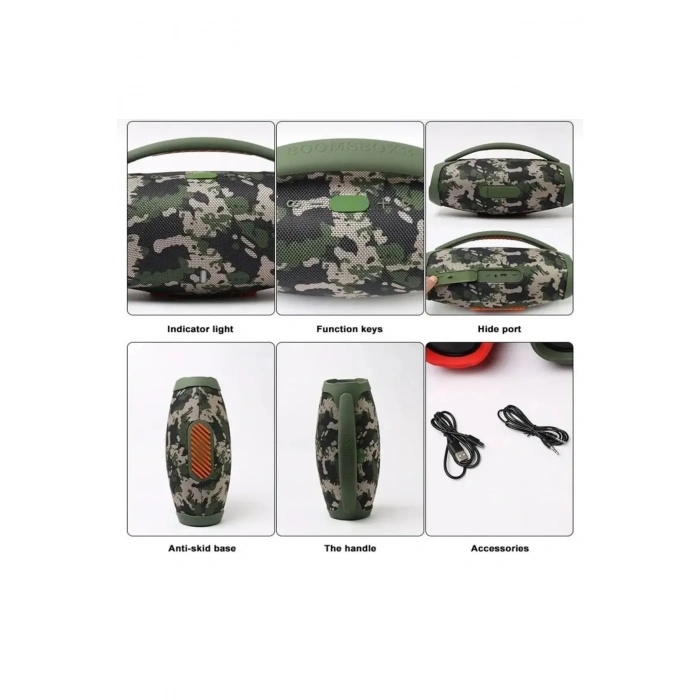 Boom Box 3 Led Bluetooth Hoparlör