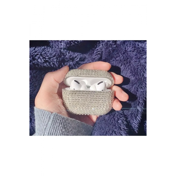 Diamond Taşlı Airpods 3. Nesil Uyumlu  Silikon Kılıf