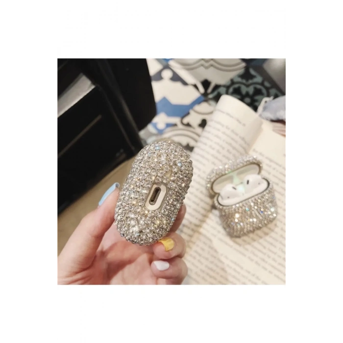Diamond Taşlı Airpods 1. Ve 2. Nesil Uyumlu Silikon Kılıf