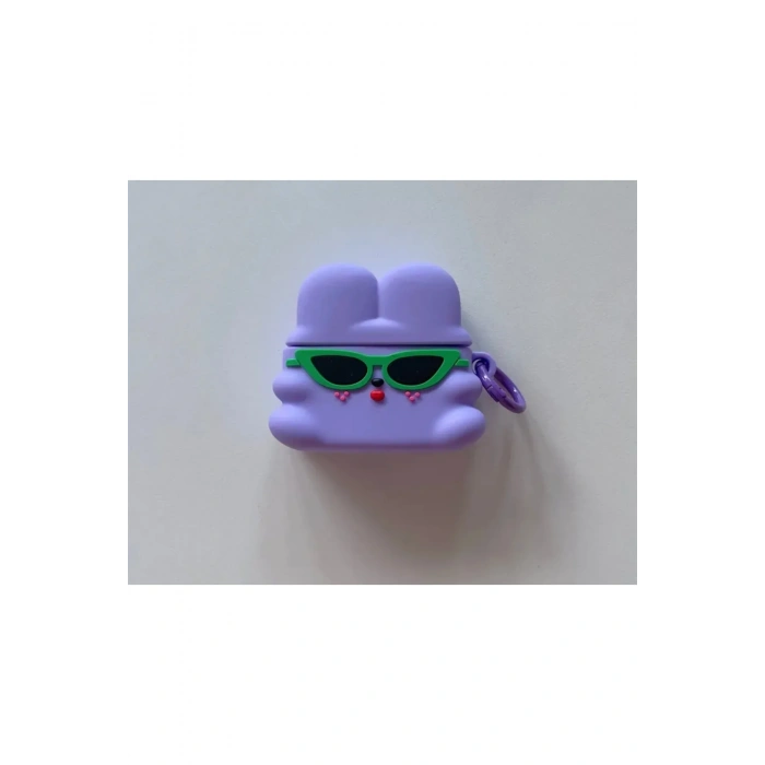 Sevimli Tavşan Desenli Airpods Kılıfı Pro Nesil Uyumlu