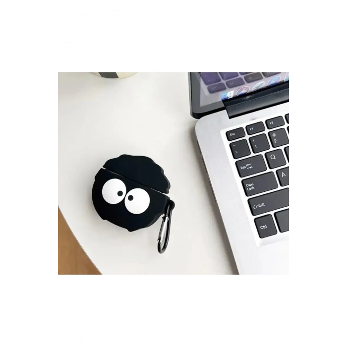 Sevimli Totoro Tasarımlı Silikon Airpods Kılıfı 3. Nesil Uyumlu