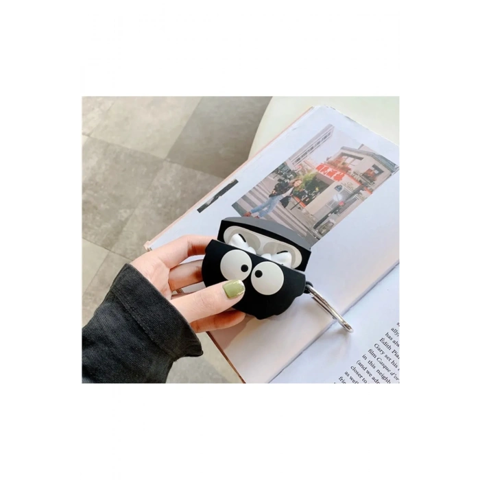 Sevimli Totoro Tasarımlı Silikon Airpods Kılıfı 3. Nesil Uyumlu