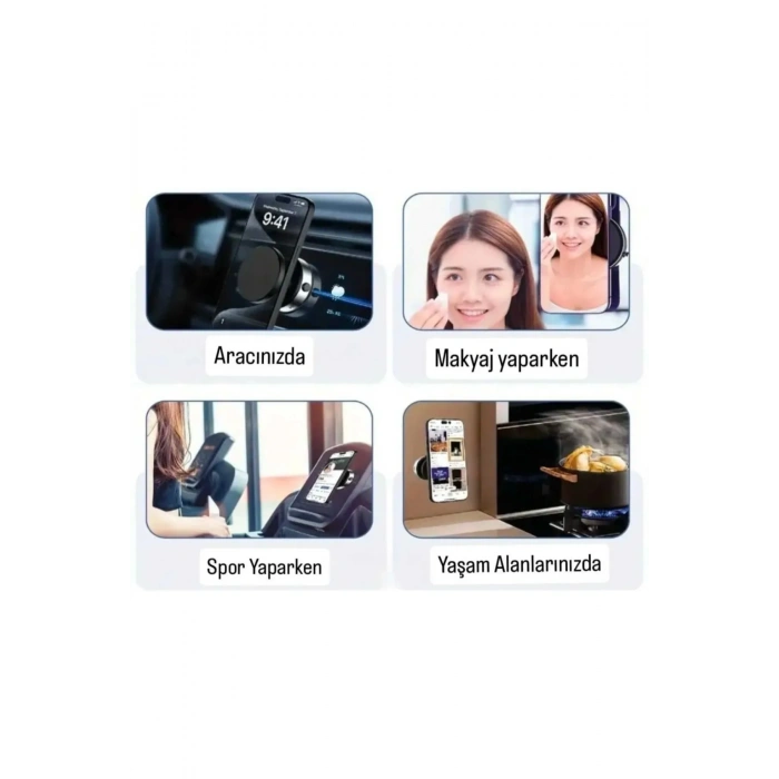 Vakumlu Magsafe Özellikli Telefon Tutucu