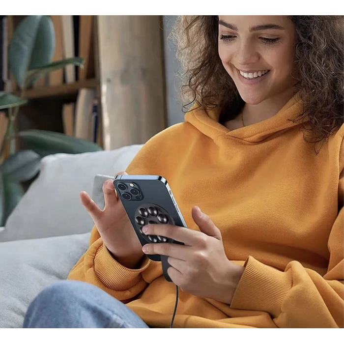 Yapışkanlı Çok Özellikli Vakumlu Telefon Tutucu