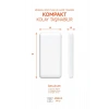 10.000 MAH Powerbank 2x USB Çıkışlı 1 Type-C ve 1 USB Girişli