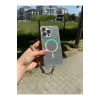 Apple Iphone Uyumlu Magsafe Özellikli Lüks Taşlı Glamour Set Kapak