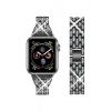 Apple Watch Uyumlu Diamond Metal Kordon