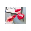 Kalp Tasarımlı Silikon Airpods Kılıf 1 ve 2 Nesil Uyumlu