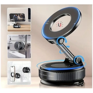 360 Derece Dönebilen Vakumlu Magsafe Özellikli Telefon Tutucu