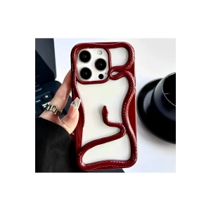 Apple Iphone Uyumlu 3D Snake Tasarımlı Silikon Kılıf