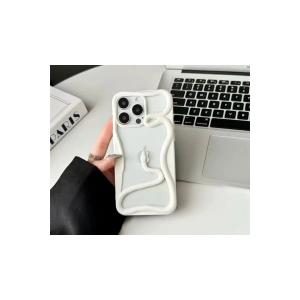 Apple Iphone Uyumlu 3D Snake Tasarımlı Silikon Kılıf
