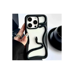 Apple Iphone Uyumlu 3D Snake Tasarımlı Silikon Kılıf