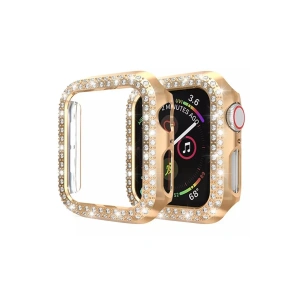 Apple Watch Uyumlu Diamond Taşlı Koruma Çerçevesi