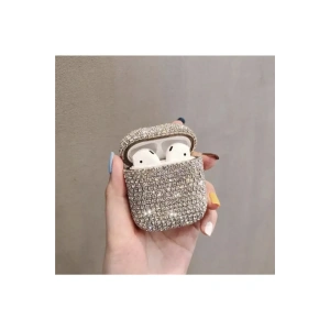Diamond Taşlı Airpods 1. Ve 2. Nesil Uyumlu Silikon Kılıf