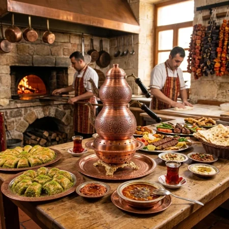 Bakır Çaydanlık Model 12