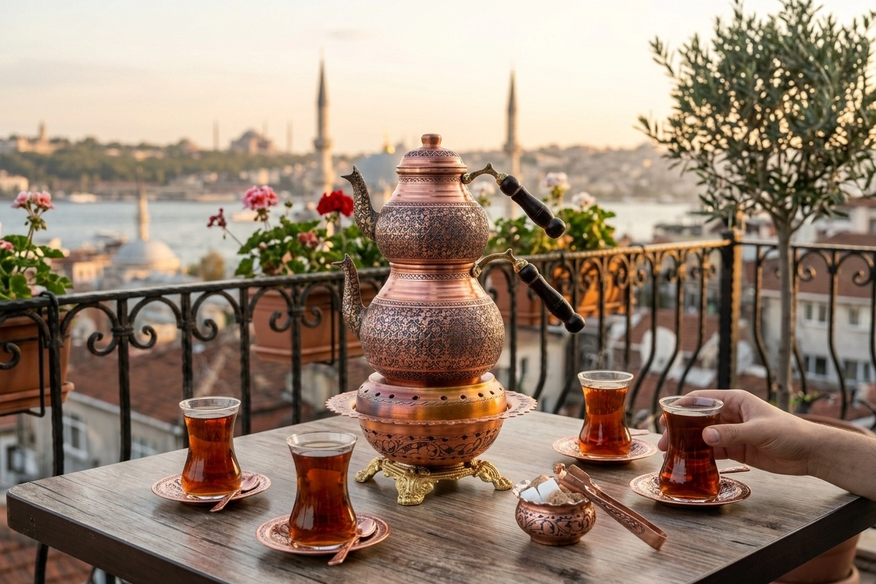 Çaydanlık Ağır Model 2 Kırmızı