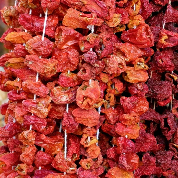 Kurutmalık Dolmalık Biber Dizimli 1 Bağ