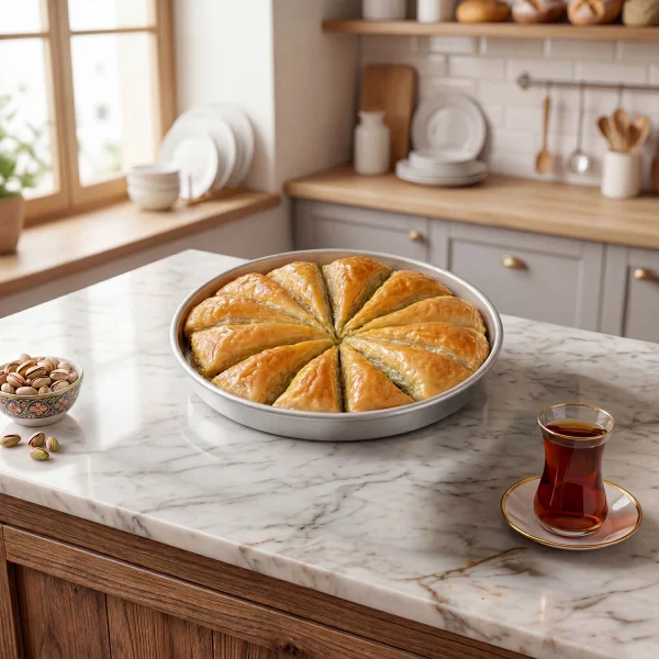 Havuç Dilimi Baklava 1,25 Kg Tepsi