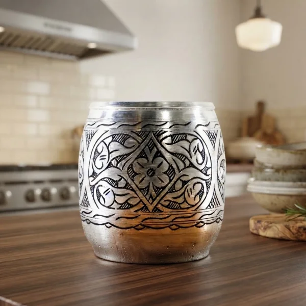Bakır Bardak 550 Ml Kalaylı