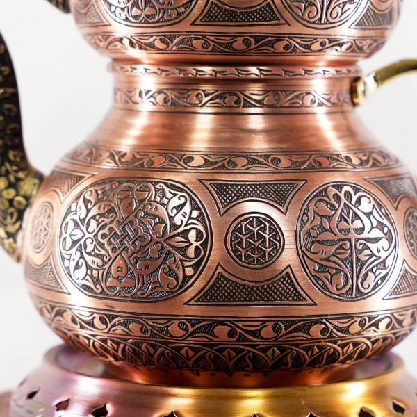 Bakır Çaydanlık Model 11