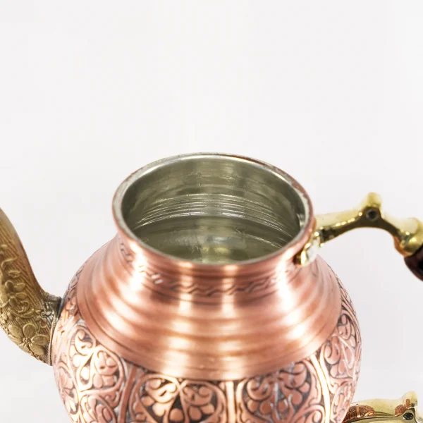 Bakır Çaydanlık Model 13 Kırmızı