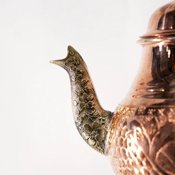 Bakır Çaydanlık Model 14 Kırmızı