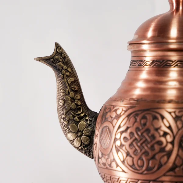 Bakır Çaydanlık Model 16 Kırmızı