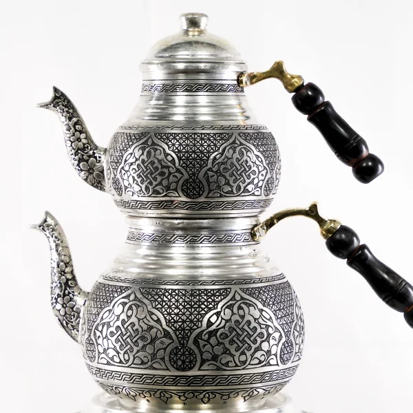 Bakır Çaydanlık Model 17 Kalaylı