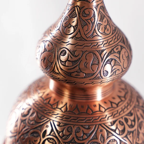 Bakır Şekerlik İşlemeli 35 cm