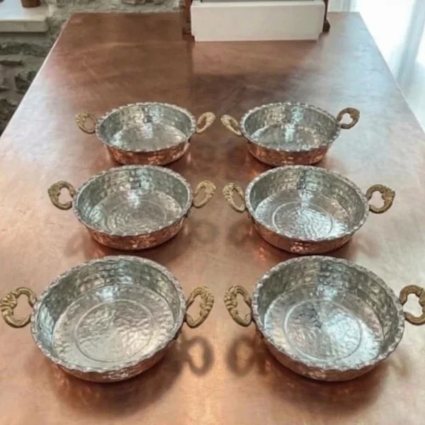Bakır Kahvaltı Tabağı 11 Cm