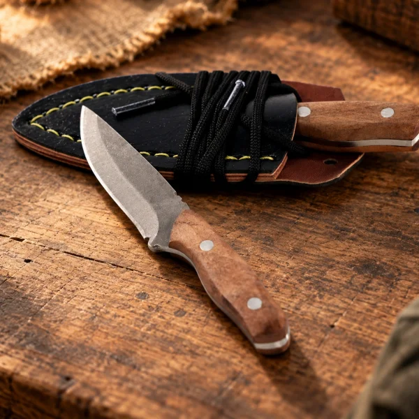 Mini Bıçak Deri Kılıflı 13 Cm