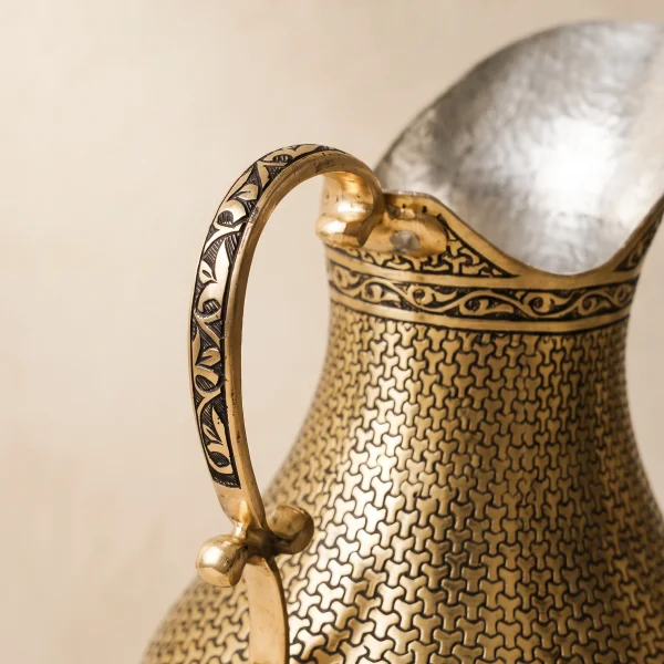 Sarı Bakır Sürahi Model 1