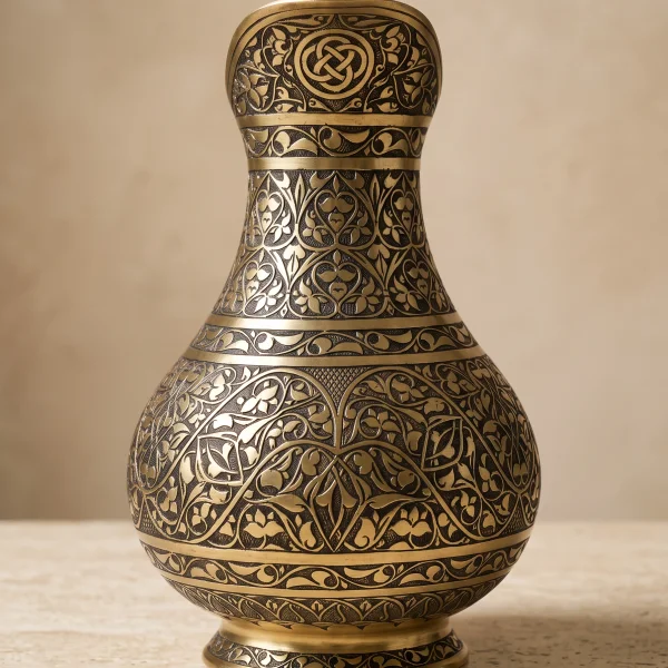 Sarı Bakır Sürahi Model 10