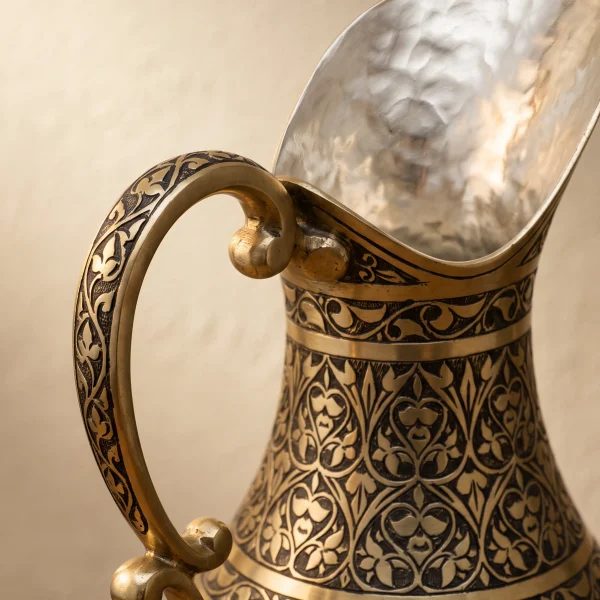 Sarı Bakır Sürahi Model 10