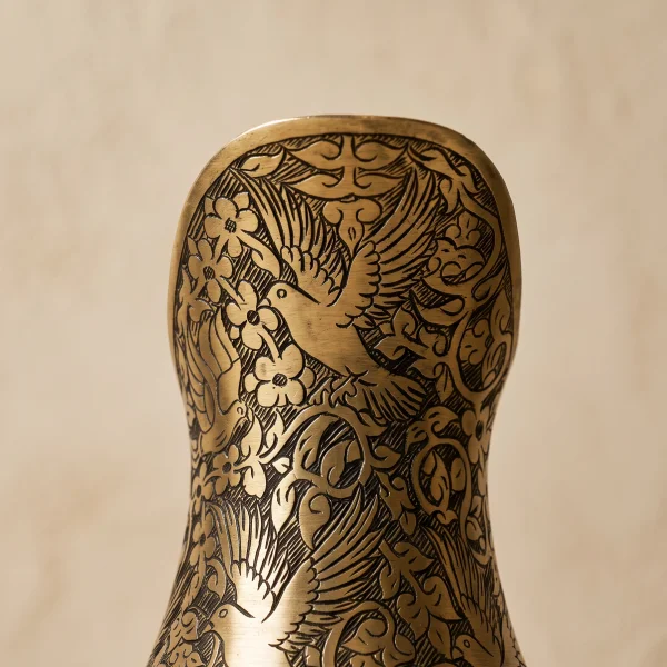 Sarı Bakır Sürahi Model 4